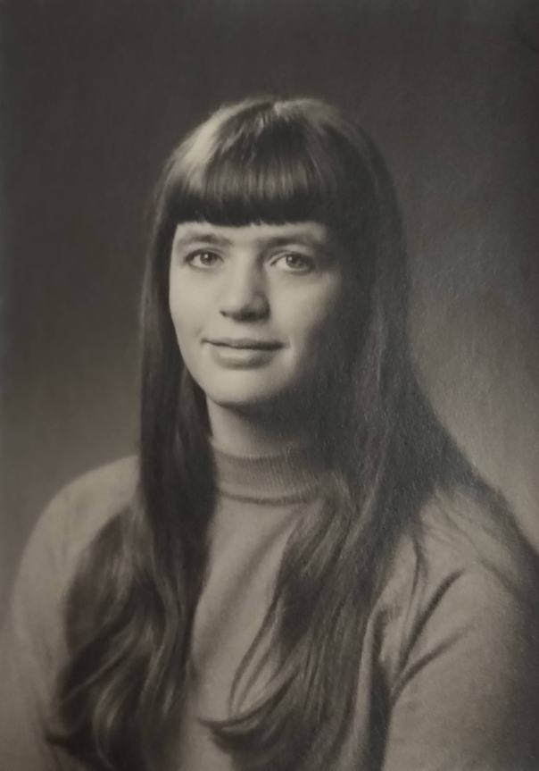 photo of my mother, Carol Veysey